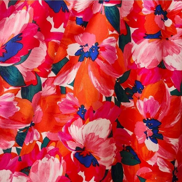 Anthropologie Abel The Label Halter Maxi Floral Crochet Pink Orange XS - Picture 8 of 16